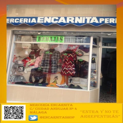 Cartel mercería encarnita