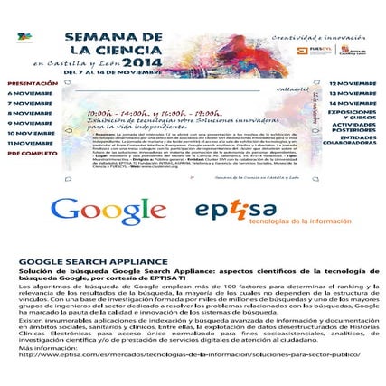 Semana de la Ciencia de Valladolid - Eptisa TI