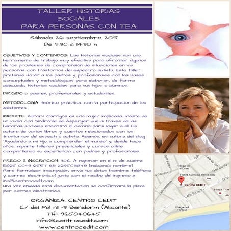 Cartel taller historias sociales