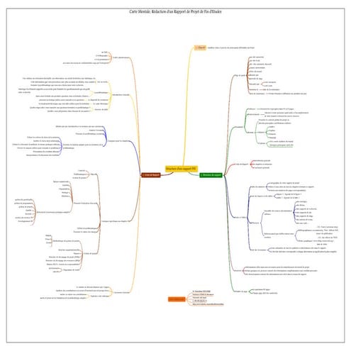 Carte mentale structure d'un rapport pfe v2