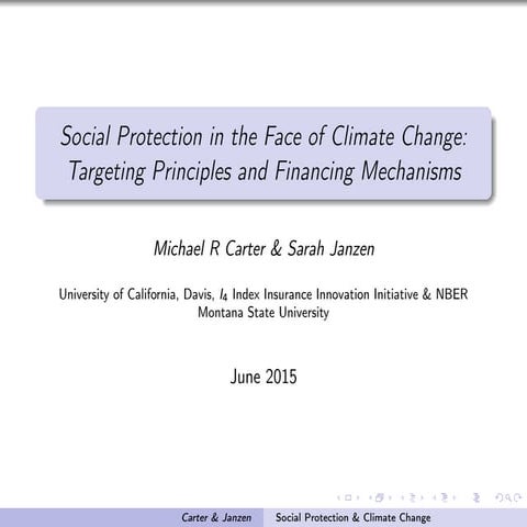 The World Bank's social protection and labour strategy: Resilience ...