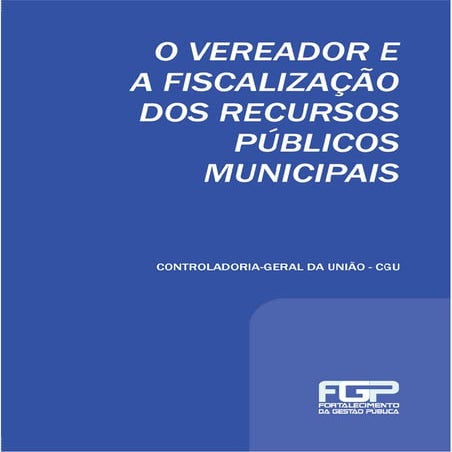 Cartilha para vereadores