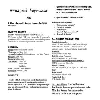 Cartilla docente 2014