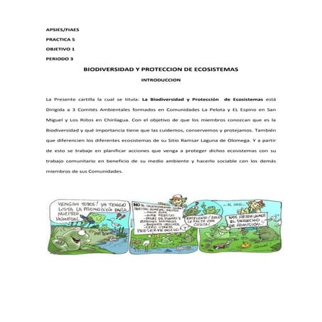 Cartillla la biodiversidad y proteccion de ecosistemas