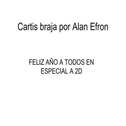 Cartis Braja Por Alan Efron