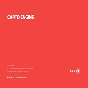 CARTO ENGINE
