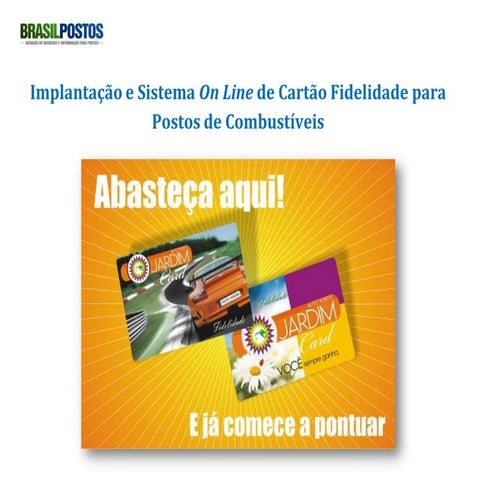 Cartão fidelidade posto_combustíveis