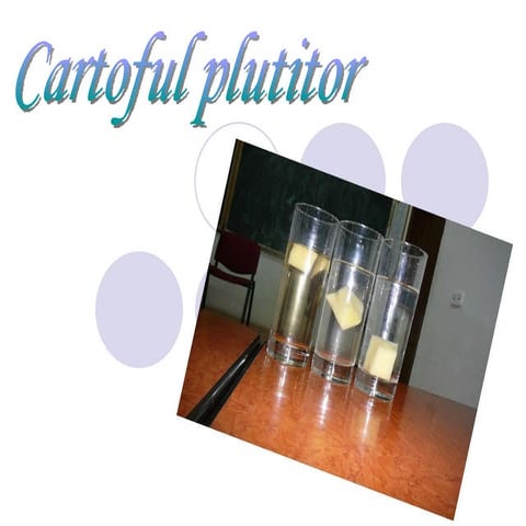 Cartoful Plutitor  Completat