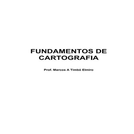 Fundamentos de cartografia