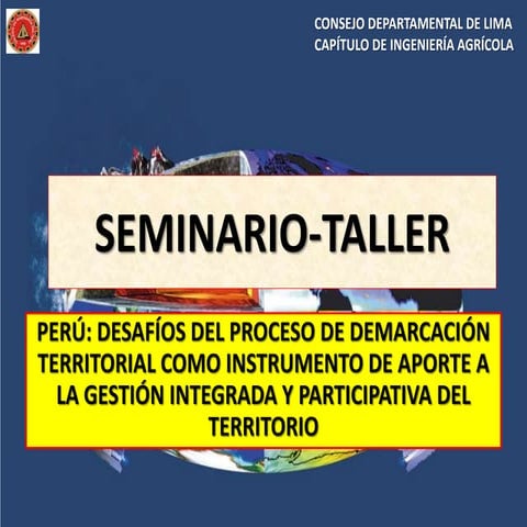 CARTOGRAFIA INSTRUMENTO BÁSICO PARA LA TOMA DE DECISIONES  