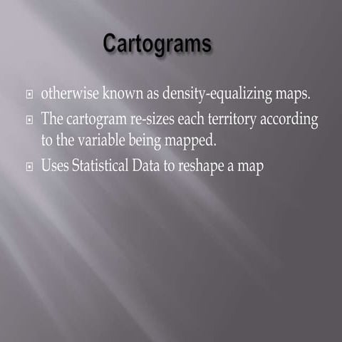 Cartograms