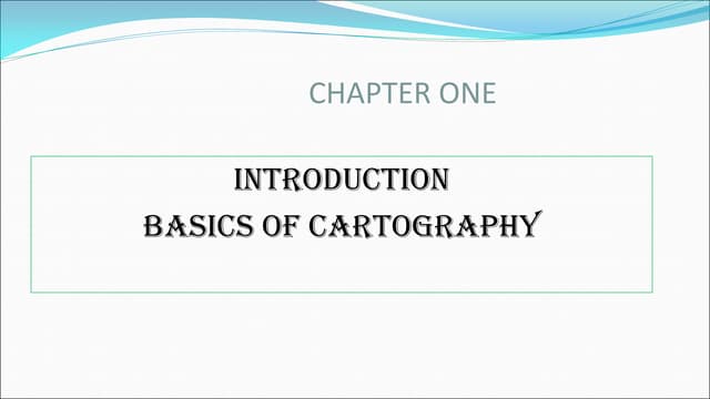 Cartography and GIS: Principles of Map Design, Coordinate Systems, and Projec...