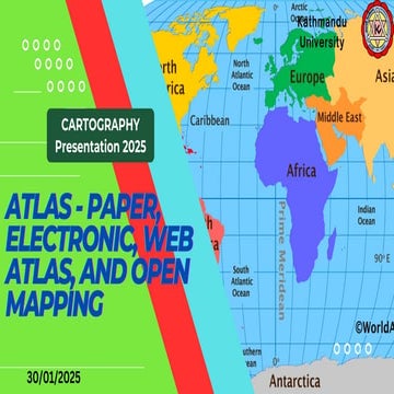 Atlas - Paper, Electronic, Web Atlas, and Open Mapping