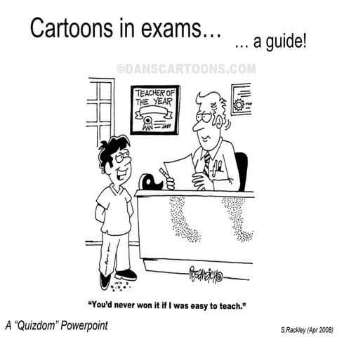 Cartoons In Exams
