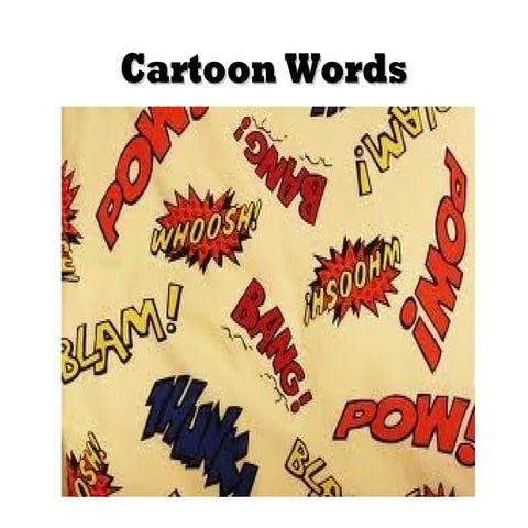 Cartoon words