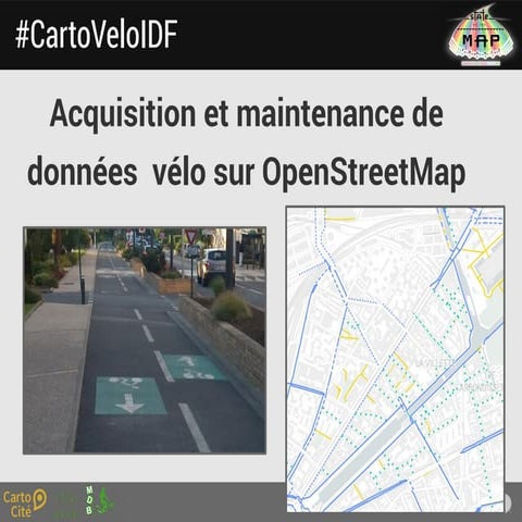 Acquisition et maintenance des données vélo sur OpenStreetMap