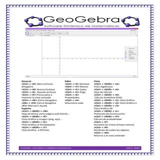 Geogebra - Cartulina de Proyectos
