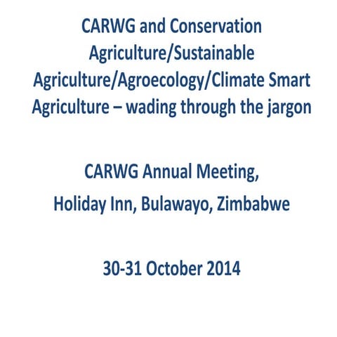 Carwg ca and other related systems
