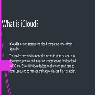 iCloud