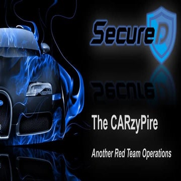 The CARzyPire - Another Red Team Operation