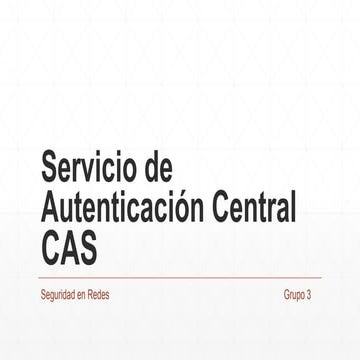 central authentication service CAS | PDF