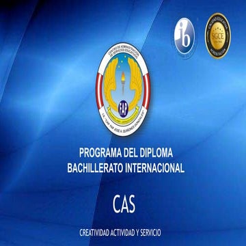 Compartir de experiencias CAS programa del bachillerato