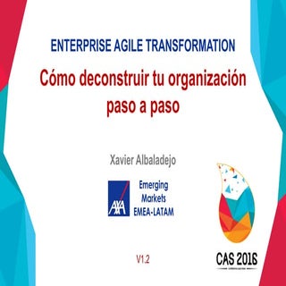 [es] Transformación Agile - Como de...