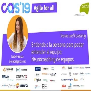 Entiende a la persona para poder entender al equipo CAS 2019