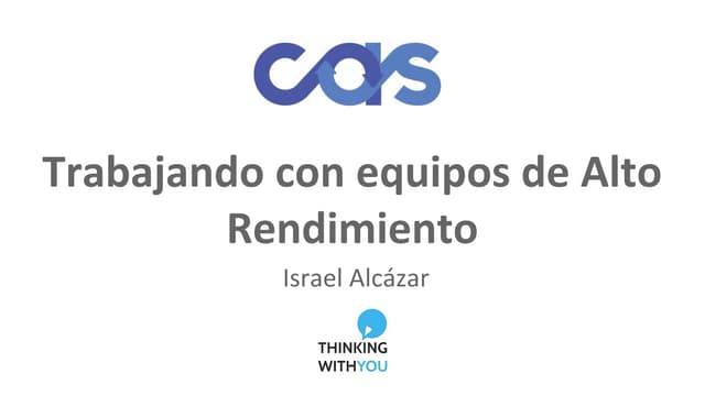 CAS2017 - Trabajando con equipos de...