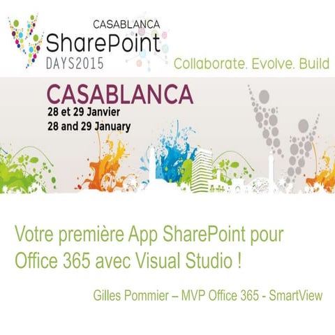 Votre première App SharePoint pour Office 365 avec Visual Studio !