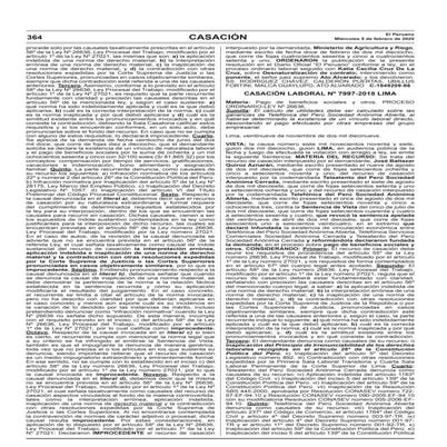 Casación laboral nº 7997 2018 lima utilidades grupo de empresas