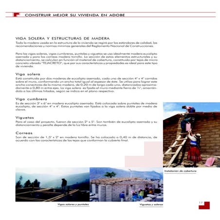 planos de viviendas rurales del Programa Nacional de Vivienda Rural | PDF