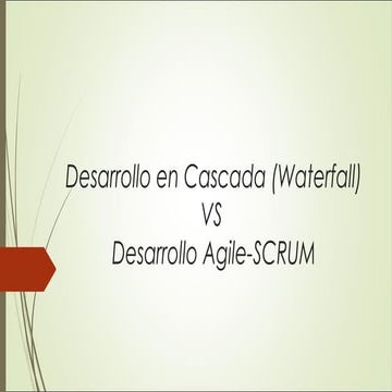 Cascada vs Agile Scrum v2.0