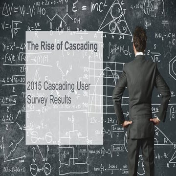 Cascading 2015 User Survey Results