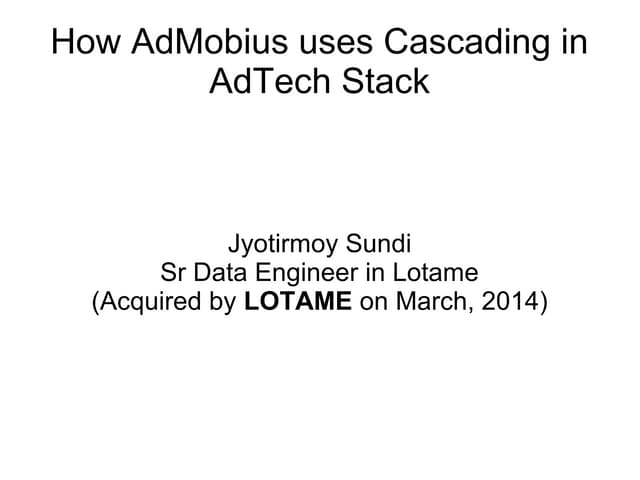 Cascading talk in Etsy (http://www....