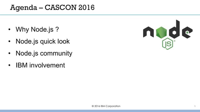 Cascon intro