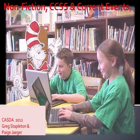 Casda 2013   n on-fiction current events