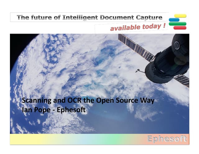CASE-7 Scanning and OCR the Open Source Way