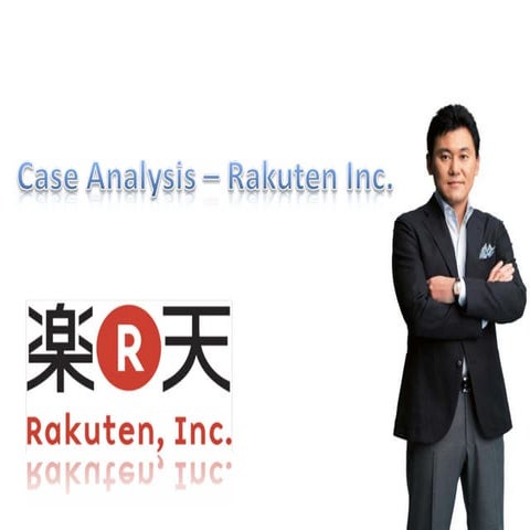Case Analysis  Rakuten Ichiba