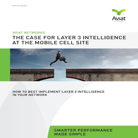 Case for Layer 3 Intelligence at the Mobile Cell Site