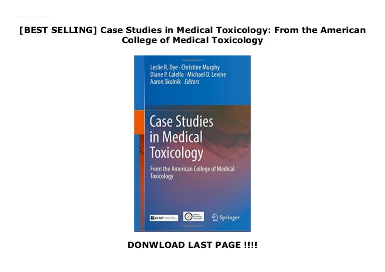 Forensic toxicology case study pdf picture