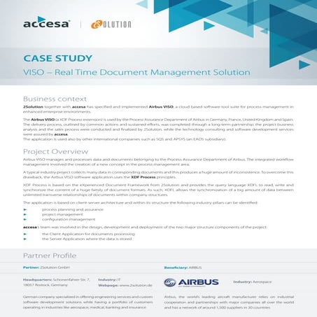 Accesa - Data and document processing for AIRBUS