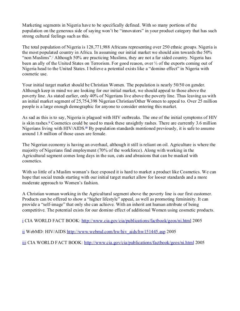 Nigeria case study bbc bitesize gcse picture