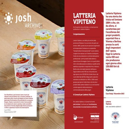 Case Study Latteria Vipiteno