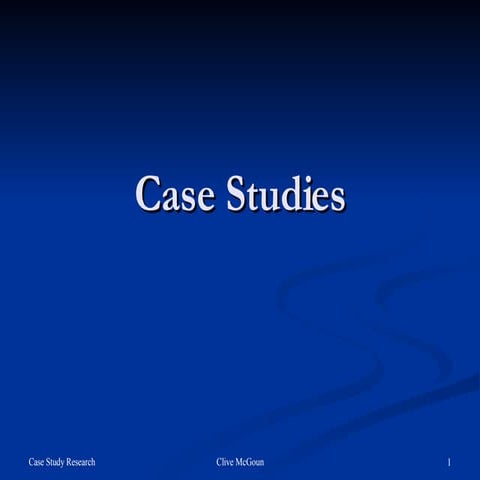 Case Study Research