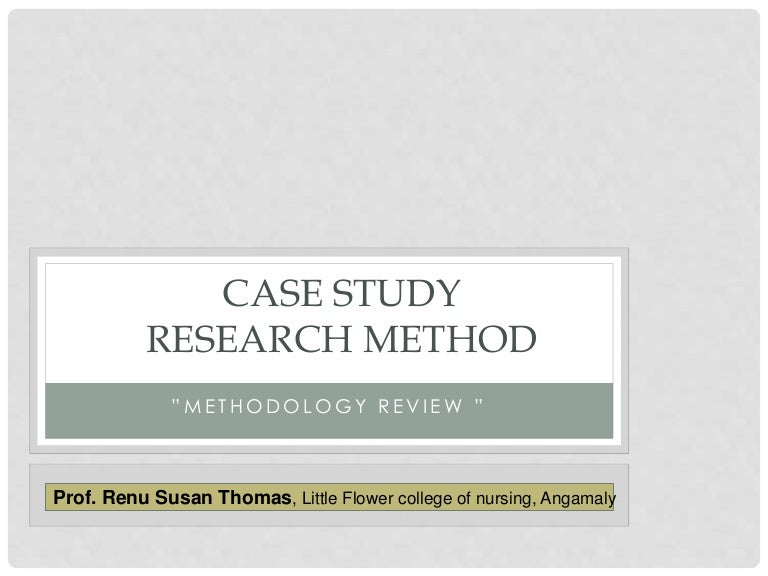 Yin r 2003 case study research method