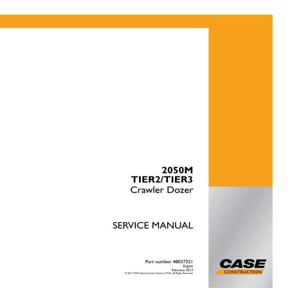 Case 2050 m crawler dozer service repair manual | PDF