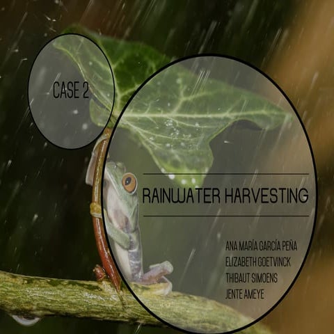 Stand-alone Rainwater Harvesting