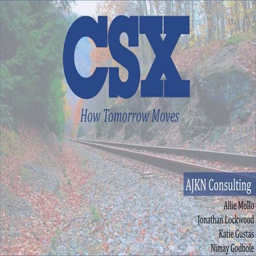 CSX Strategic Plan | PPTX