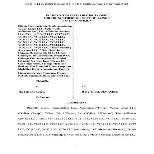 Uber Lawsuit Documents: Case8 b-illinois-transportation-industry-v-city-of-ch...